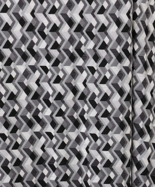 MK MICHEL KLEIN / エムケーミッシェルクラン ロング・マキシ丈ワンピース | ウエストタックジャージーワンピース（幾何柄・無地）/洗える | 詳細19