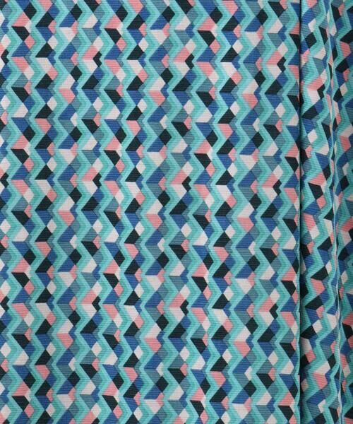 MK MICHEL KLEIN / エムケーミッシェルクラン ロング・マキシ丈ワンピース | ウエストタックジャージーワンピース（幾何柄・無地）/洗える | 詳細21