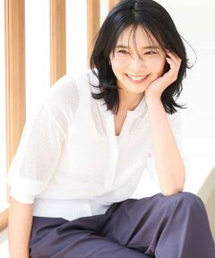 MK MICHEL KLEIN / エムケーミッシェルクラン カーディガン・ボレロ | メッシュ柄ニットカーディガン