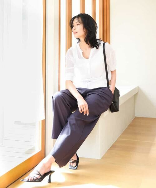 MK MICHEL KLEIN / エムケーミッシェルクラン カーディガン・ボレロ | メッシュ柄ニットカーディガン | 詳細23