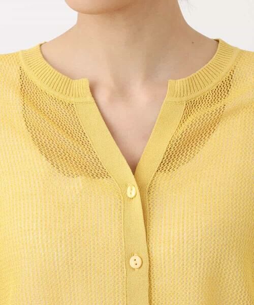 MK MICHEL KLEIN / エムケーミッシェルクラン カーディガン・ボレロ | メッシュ柄ニットカーディガン | 詳細28