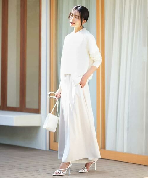 MK MICHEL KLEIN / エムケーミッシェルクラン カーディガン・ボレロ | フリンジディティールシアーニットカーディガン/洗える | 詳細10