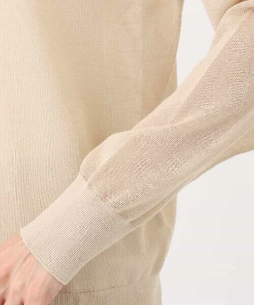 MK MICHEL KLEIN / エムケーミッシェルクラン カーディガン・ボレロ | フリンジディティールシアーニットカーディガン/洗える | 詳細17