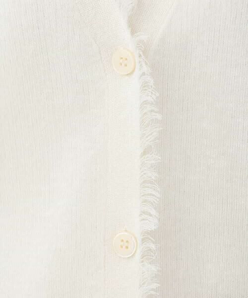 MK MICHEL KLEIN / エムケーミッシェルクラン カーディガン・ボレロ | フリンジディティールシアーニットカーディガン/洗える | 詳細21