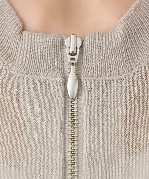 MK MICHEL KLEIN / エムケーミッシェルクラン その他アウター | シアーニットブルゾン/接触冷感/洗える | 詳細17