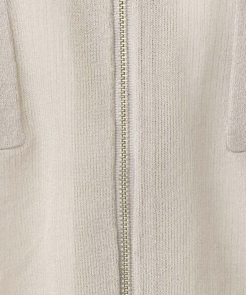 MK MICHEL KLEIN / エムケーミッシェルクラン その他アウター | シアーニットブルゾン/接触冷感/洗える | 詳細21