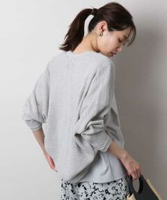 MK MICHEL KLEIN / エムケーミッシェルクラン カーディガン・ボレロ | リネン混モモンガニットカーディガン/洗える