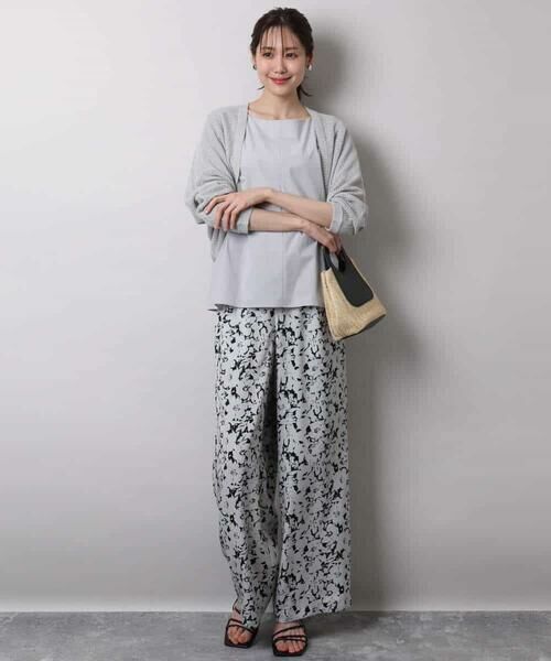 MK MICHEL KLEIN / エムケーミッシェルクラン カーディガン・ボレロ | リネン混モモンガニットカーディガン/洗える | 詳細10