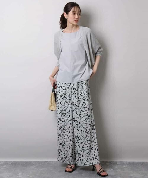 MK MICHEL KLEIN / エムケーミッシェルクラン カーディガン・ボレロ | リネン混モモンガニットカーディガン/洗える | 詳細11