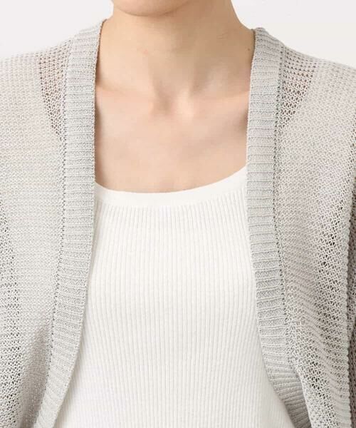 MK MICHEL KLEIN / エムケーミッシェルクラン カーディガン・ボレロ | リネン混モモンガニットカーディガン/洗える | 詳細19