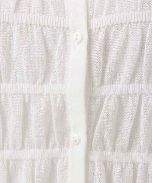 MK MICHEL KLEIN / エムケーミッシェルクラン カーディガン・ボレロ | シャーリングボーダーニットカーディガン/洗える | 詳細28
