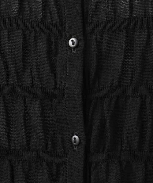 MK MICHEL KLEIN / エムケーミッシェルクラン カーディガン・ボレロ | シャーリングボーダーニットカーディガン/洗える | 詳細30