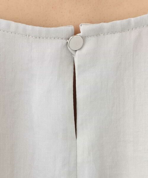 MK MICHEL KLEIN / エムケーミッシェルクラン シャツ・ブラウス | ドルマンスリーブサテン地ブラウス/洗える | 詳細18