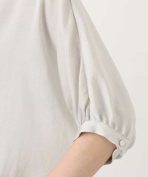 MK MICHEL KLEIN / エムケーミッシェルクラン シャツ・ブラウス | ドルマンスリーブサテン地ブラウス/洗える | 詳細19