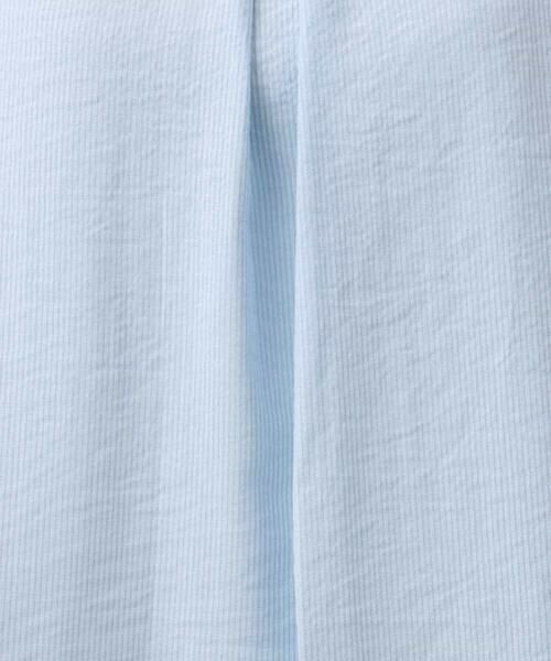 MK MICHEL KLEIN / エムケーミッシェルクラン シャツ・ブラウス | シアーストライプ柄ブラウス/接触冷感/洗える | 詳細22