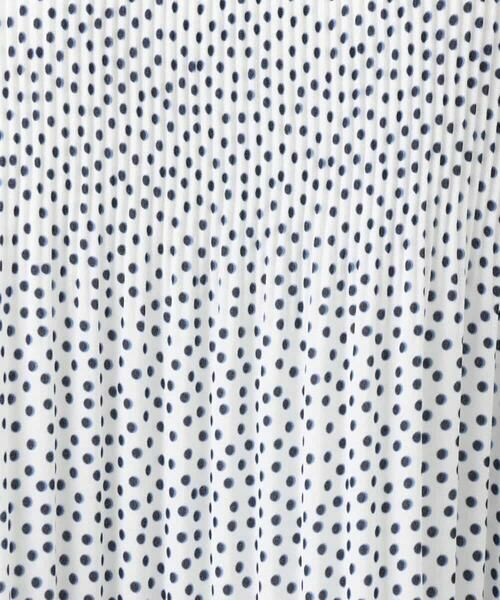 MK MICHEL KLEIN / エムケーミッシェルクラン シャツ・ブラウス | ランダムドット柄プリーツブラウス/洗える | 詳細16