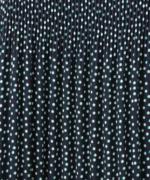 MK MICHEL KLEIN / エムケーミッシェルクラン シャツ・ブラウス | ランダムドット柄プリーツブラウス/洗える | 詳細18