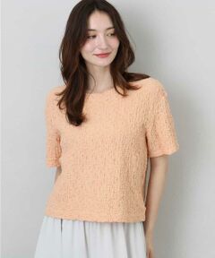 MK MICHEL KLEIN / エムケーミッシェルクラン カットソー | フクレシャーリングカットソー/UVカット/洗える