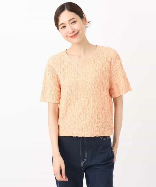 MK MICHEL KLEIN / エムケーミッシェルクラン カットソー | フクレシャーリングカットソー/UVカット/洗える | 詳細17