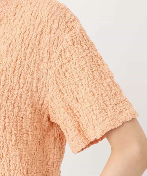 MK MICHEL KLEIN / エムケーミッシェルクラン カットソー | フクレシャーリングカットソー/UVカット/洗える | 詳細21