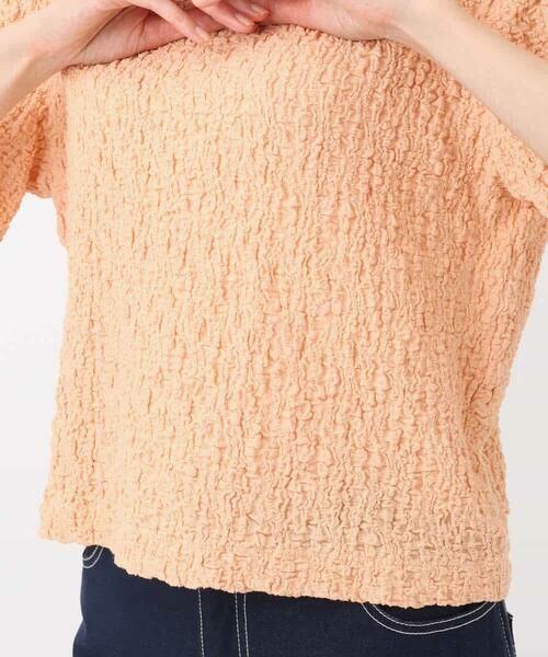 MK MICHEL KLEIN / エムケーミッシェルクラン カットソー | フクレシャーリングカットソー/UVカット/洗える | 詳細22