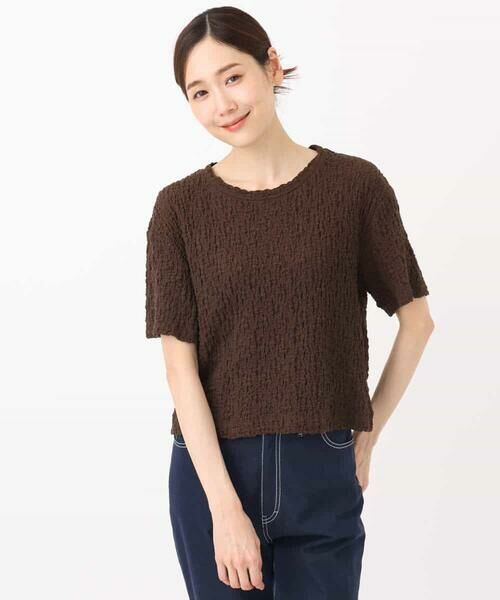 MK MICHEL KLEIN / エムケーミッシェルクラン カットソー | フクレシャーリングカットソー/UVカット/洗える | 詳細26