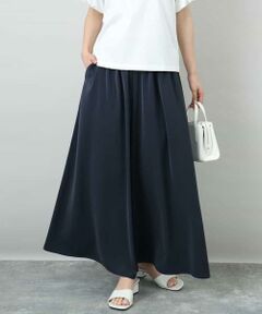 MK MICHEL KLEIN / エムケーミッシェルクラン その他パンツ | リラクシーワイドシルエットパンツ/洗える