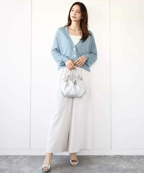 MK MICHEL KLEIN / エムケーミッシェルクラン その他パンツ | リラクシーワイドシルエットパンツ/洗える | 詳細14