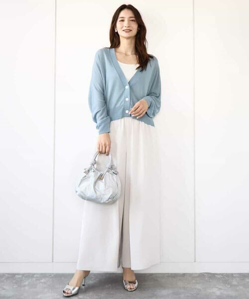 MK MICHEL KLEIN / エムケーミッシェルクラン その他パンツ | リラクシーワイドシルエットパンツ/洗える | 詳細15