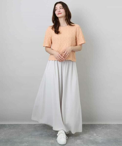 MK MICHEL KLEIN / エムケーミッシェルクラン その他パンツ | リラクシーワイドシルエットパンツ/洗える | 詳細25