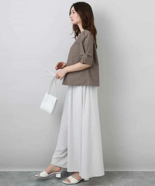 MK MICHEL KLEIN / エムケーミッシェルクラン その他パンツ | リラクシーワイドシルエットパンツ/洗える | 詳細28