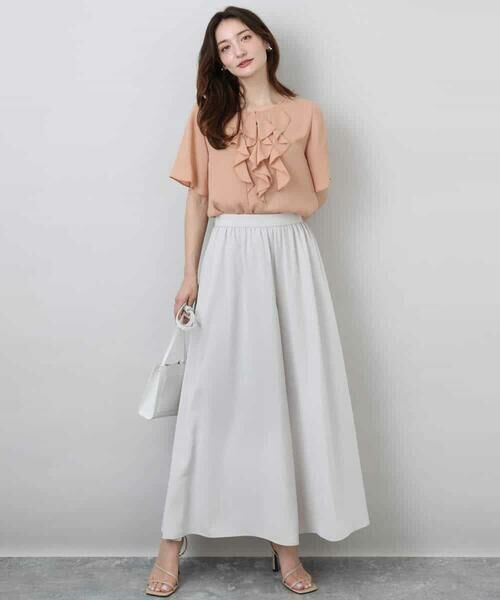 MK MICHEL KLEIN / エムケーミッシェルクラン その他パンツ | リラクシーワイドシルエットパンツ/洗える | 詳細30