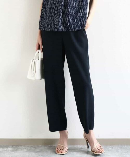 MK MICHEL KLEIN / エムケーミッシェルクラン その他パンツ | リラックステーパードパンツ/接触冷感/洗える | 詳細1