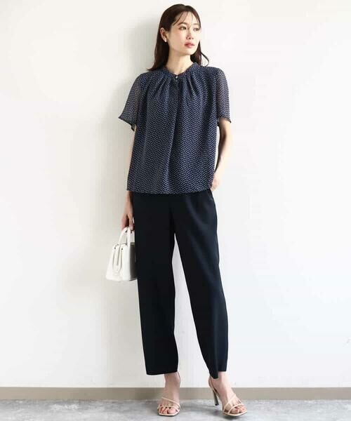 MK MICHEL KLEIN / エムケーミッシェルクラン その他パンツ | リラックステーパードパンツ/接触冷感/洗える | 詳細4