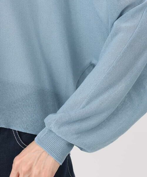 MK MICHEL KLEIN / エムケーミッシェルクラン カーディガン・ボレロ | ドルマンスリーブシアーカーディガン/洗える | 詳細21