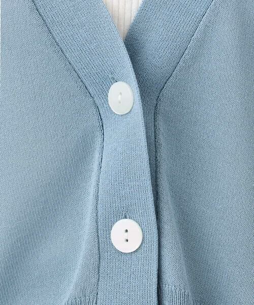 MK MICHEL KLEIN / エムケーミッシェルクラン カーディガン・ボレロ | ドルマンスリーブシアーカーディガン/洗える | 詳細23