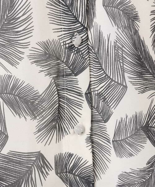 MK MICHEL KLEIN / エムケーミッシェルクラン シャツ・ブラウス | リーフ柄シフォンブラウス/洗える | 詳細24