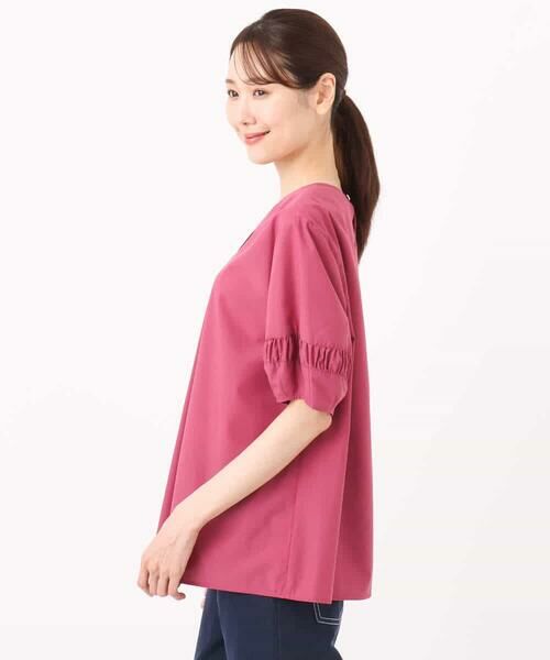 MK MICHEL KLEIN / エムケーミッシェルクラン シャツ・ブラウス | キーネックブラウス/UVカット/接触冷感/洗える | 詳細16