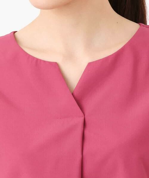 MK MICHEL KLEIN / エムケーミッシェルクラン シャツ・ブラウス | キーネックブラウス/UVカット/接触冷感/洗える | 詳細18