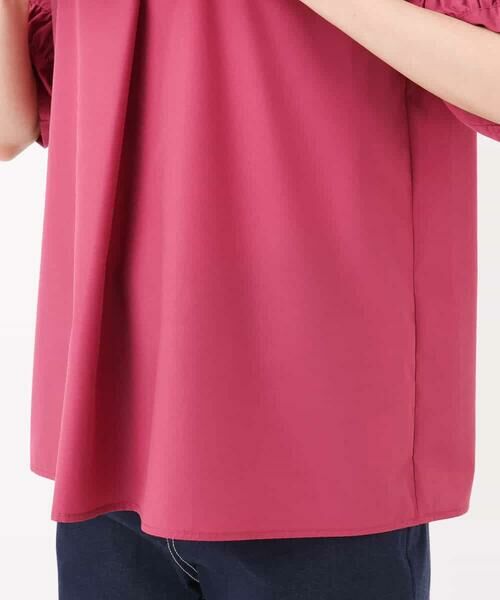 MK MICHEL KLEIN / エムケーミッシェルクラン シャツ・ブラウス | キーネックブラウス/UVカット/接触冷感/洗える | 詳細21