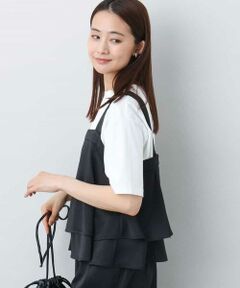 MK MICHEL KLEIN / エムケーミッシェルクラン シャツ・ブラウス | ティアードキャミビスチェ/洗える