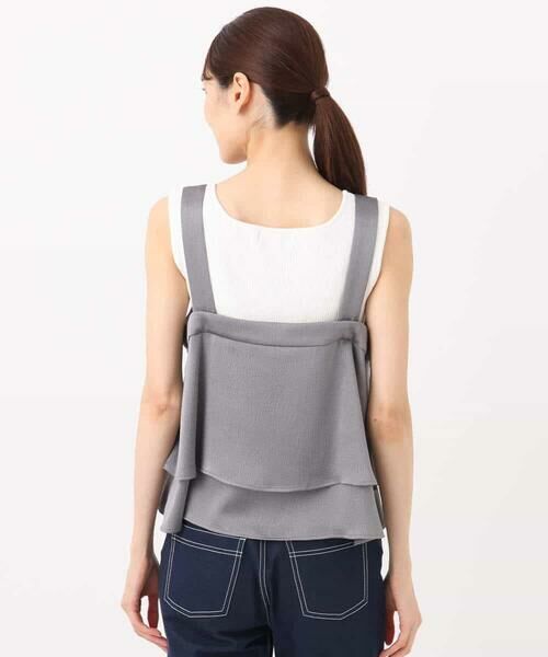 MK MICHEL KLEIN / エムケーミッシェルクラン シャツ・ブラウス | ティアードキャミビスチェ/洗える | 詳細18