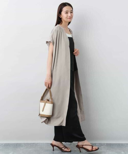 MK MICHEL KLEIN / エムケーミッシェルクラン シャツ・ブラウス | ティアードキャミビスチェ/洗える | 詳細7