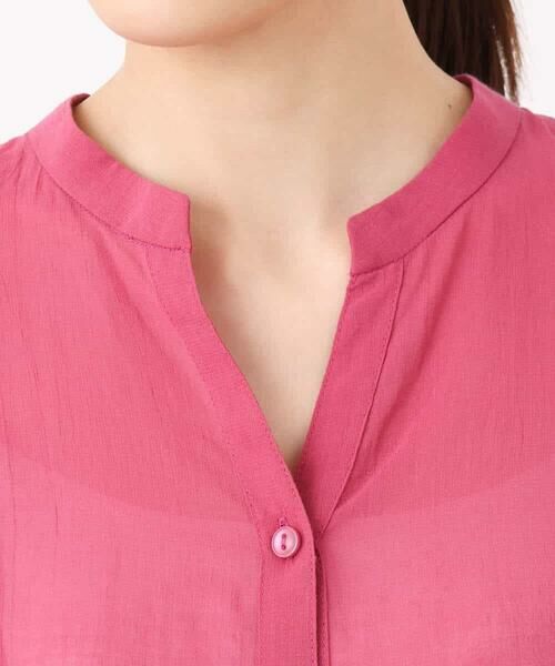 MK MICHEL KLEIN / エムケーミッシェルクラン シャツ・ブラウス | コットンシフォンブラウス/接触冷感/洗える | 詳細19