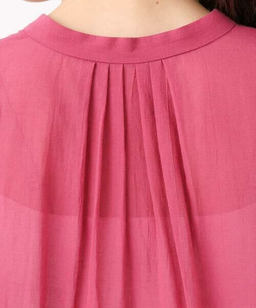 MK MICHEL KLEIN / エムケーミッシェルクラン シャツ・ブラウス | コットンシフォンブラウス/接触冷感/洗える | 詳細20