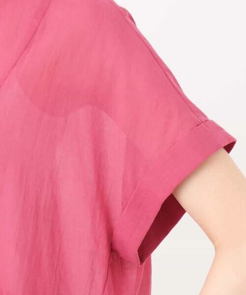 MK MICHEL KLEIN / エムケーミッシェルクラン シャツ・ブラウス | コットンシフォンブラウス/接触冷感/洗える | 詳細21