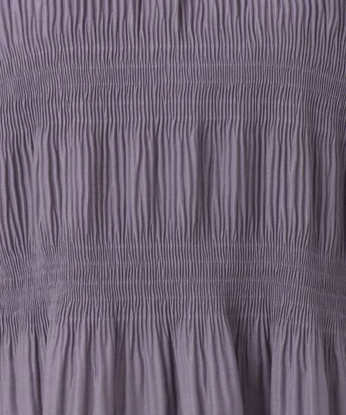 MK MICHEL KLEIN / エムケーミッシェルクラン シャツ・ブラウス | マジョリカプリーツ五分袖シアーブラウス/洗える | 詳細24