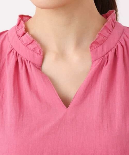 MK MICHEL KLEIN / エムケーミッシェルクラン ロング・マキシ丈ワンピース | ソフトコットンボリュームスリーブワンピース/洗える | 詳細11