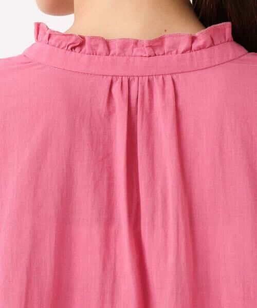 MK MICHEL KLEIN / エムケーミッシェルクラン ロング・マキシ丈ワンピース | ソフトコットンボリュームスリーブワンピース/洗える | 詳細12