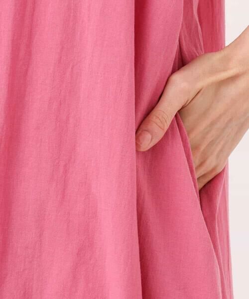 MK MICHEL KLEIN / エムケーミッシェルクラン ロング・マキシ丈ワンピース | ソフトコットンボリュームスリーブワンピース/洗える | 詳細14